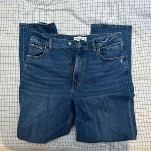 Ultra High Rise Ankle Straight Jean 31L